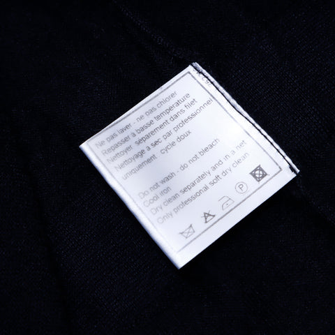 Chanel Chanel strickte Kaschmirschwarze WS4043