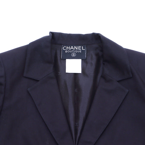 シャネル CHANEL セットアップ VINTAGE 中古 定番 ブラック WS4071