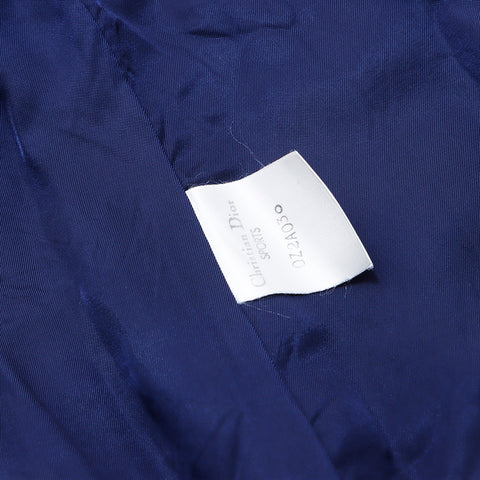 Christian Dior embroidered CD linen jacket navy WS4075