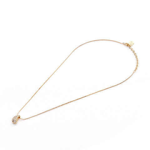 Christian Dior Rhinestone Collier Vintage Utilisé Gold Classic WS4131