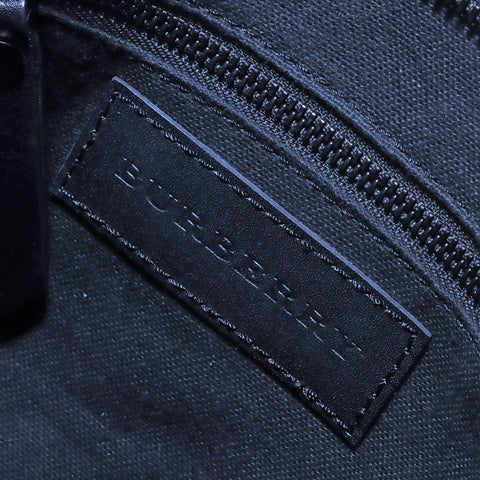 Burberry PVC Leder Nova Check Casual Simple Männerwomen -Umhängetasche Beige WS4151