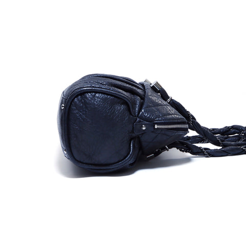 Chanel Boston Lady Blade Umhängetasche Lambskin Schwarz WS4191