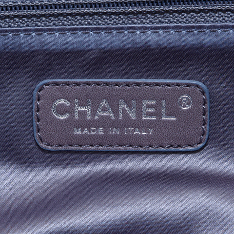 シャネル CHANEL ラムスキン チェーン ショルダーバッグ ブラック WS4198