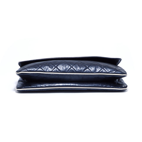 Chanel Lambskin -Ketten -Umhängetasche Schwarz WS4198