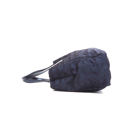 Chanel New Travel Line Einkaufstasche Canvas Black WS4204