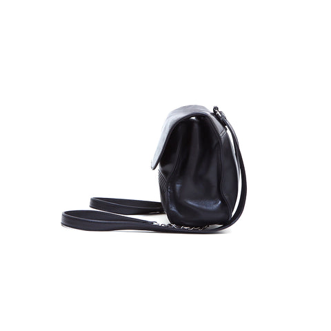 Chanel Coco Mark Backpack/Daypack Lambskin Black WS4208