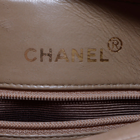 Chanel Mademoiselle 1992 Bag du sac à bandoulière BEIGE WS4211