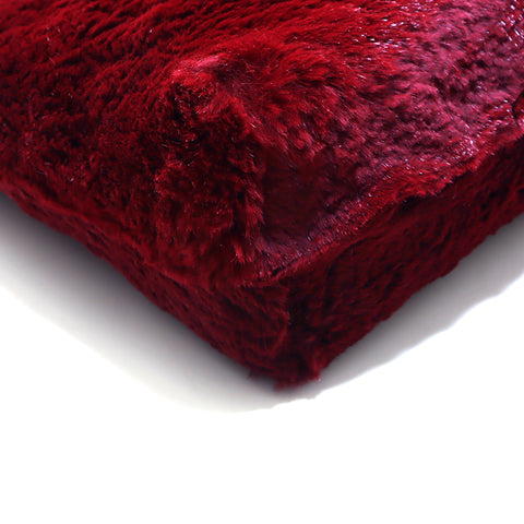 CHANEL Chain Fur Bordeaux 2000 Shoulder Bag fur Bordeaux WS4232