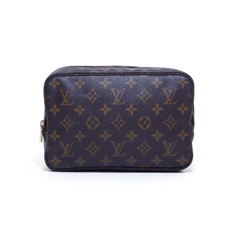 ルイ・ヴィトン LOUIS VUITTON トゥルース トワレット ポーチ VINTAGE 中古 定番 PVC ブラウン WS4239