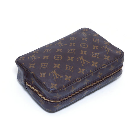 ルイ・ヴィトン LOUIS VUITTON トゥルース トワレット ポーチ VINTAGE 中古 定番 PVC ブラウン WS4239