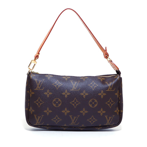 Louis Vuitton Louis Vuitton Monogram Accessory Handbag Brown WS4264