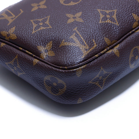 Louis Vuitton Louis Vuitton Monogram Accessory Handbag Brown WS4264