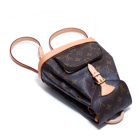 ルイ・ヴィトン LOUIS VUITTON モノグラム ミニモンスリ リュック・デイパック ブラウン WS4266