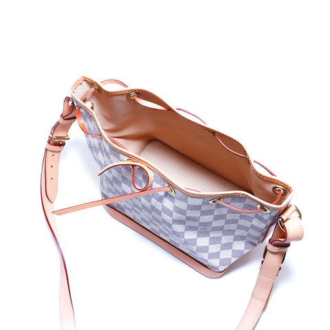 路易威登（Louis Vuitton）达米尔·阿祖尔（Damier Azur）noe bb肩袋白色WS4286