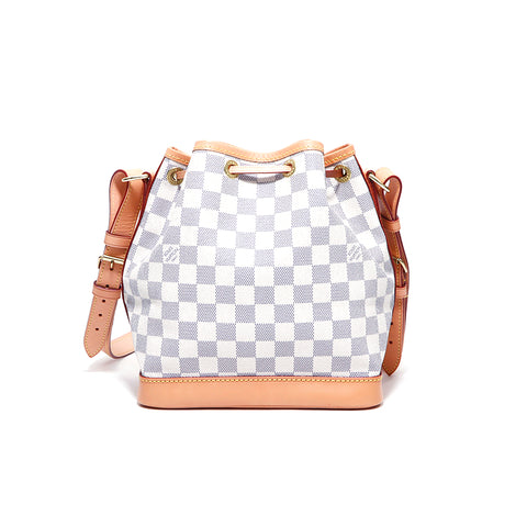 路易威登（Louis Vuitton）达米尔·阿祖尔（Damier Azur）noe bb肩袋白色WS4286