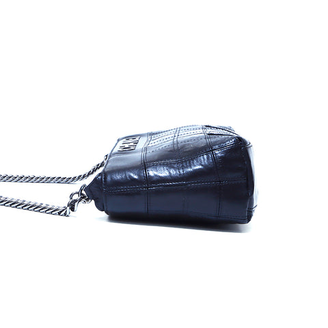 Chanel Chanel Logo Chain n ° 11 Sac d'épaule noir WS4292