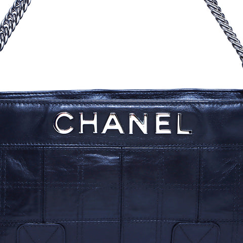 Chanel Chanel Logo Chain n ° 11 Sac d'épaule noir WS4292