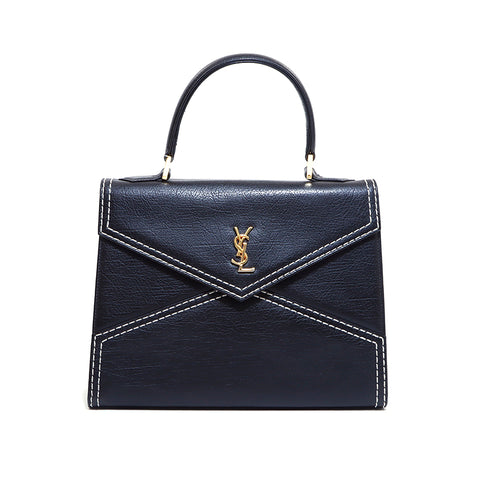 イヴ・サンローラン YVES SAINT LAURENT YSLロゴ ハンドバッグ ブラック WS4329