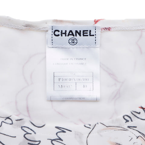 シャネル CHANEL ココマーク カメリア 半袖Ｔシャツ ベージュ WS4335