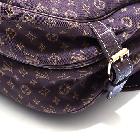 ルイ・ヴィトン LOUIS VUITTON ミニモノグラム ソミュール ショルダーバッグ ブラウン WS4341