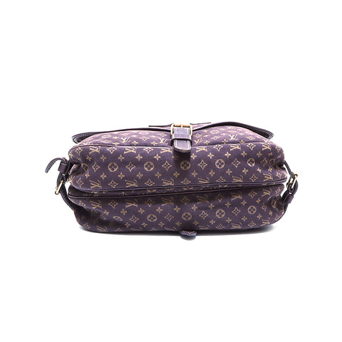 ルイ・ヴィトン LOUIS VUITTON ミニモノグラム ソミュール ショルダーバッグ ブラウン WS4341