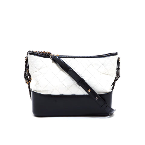 Chanel Gabrie de Chain 2way Gold Silver Hardware No.25 2018羔羊皮包肩袋老式使用经典白色黑色WS4539