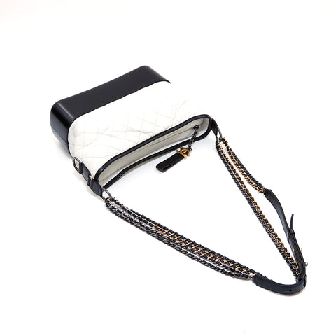 Chanel Gabrie de Chain 2way Gold Silver Hardware No.25 2018羔羊皮包肩袋老式使用经典白色黑色WS4539