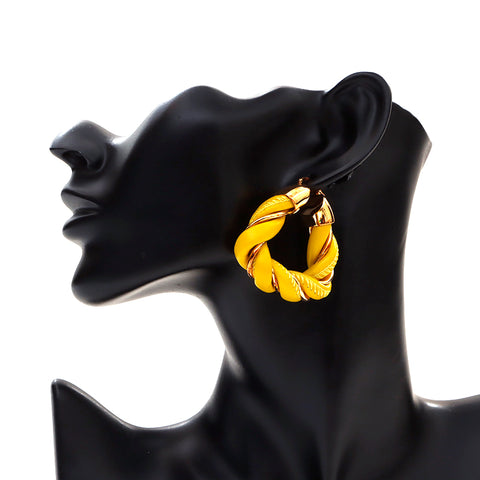 Boucles d'oreilles Triangle d'or bottegavenneta 925 or jaune x or ws4365