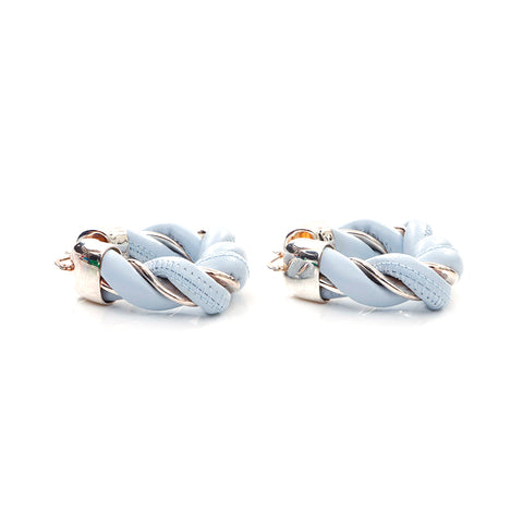 Boucles d'oreilles Triangle Silver Triangle de Bottegaveneta 925 Silver X Silver WS4366