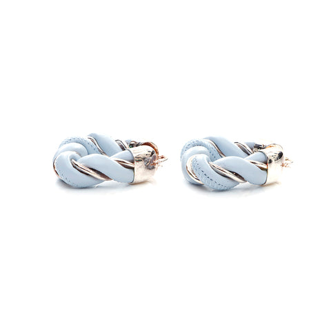 Boucles d'oreilles Triangle Silver Triangle de Bottegaveneta 925 Silver X Silver WS4366