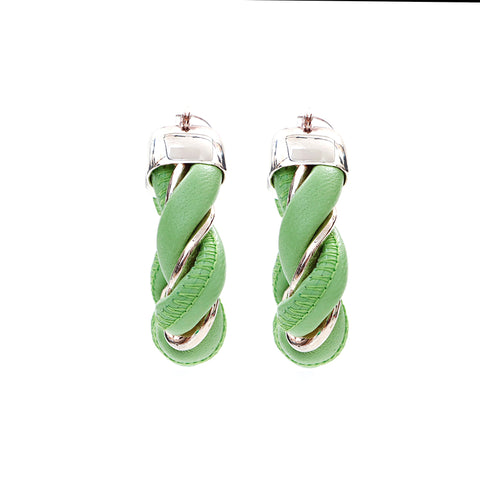 Boucles d'oreilles Triangle Silver Triangle Bottegavenneta 925 Green X Silver WS4373