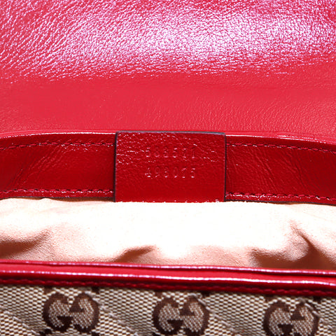 グッチ GUCCI GGキャンバス 2way トップハンドル ショルダーバッグ キャンバス ブラウン WS4445