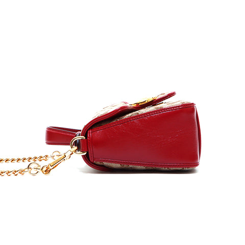 グッチ GUCCI GGキャンバス 2way トップハンドル ショルダーバッグ キャンバス ブラウン WS4445