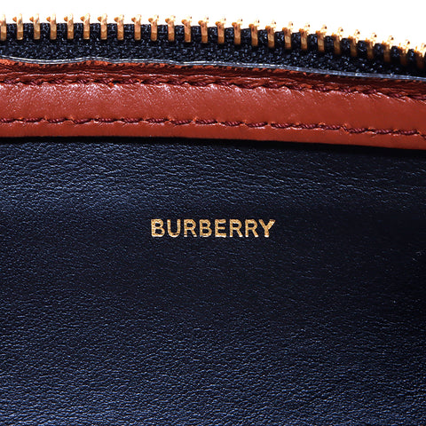 バーバリー BURBERRY モノグラム ショルダーバッグ PVC ブラウン WS4447