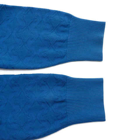 Chanel Knit Coco Button Cardigan VINTAGE Used Classic Blue WS4467