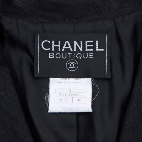 Chanel Chanel Blouson 98p Jacke Schwarz WS4474