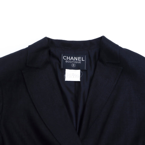 Chanel CHANEL blouson 98P jacket black WS4474