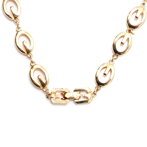 Givenchy GIVENCHY logo chain simple G necklace gold WS4485