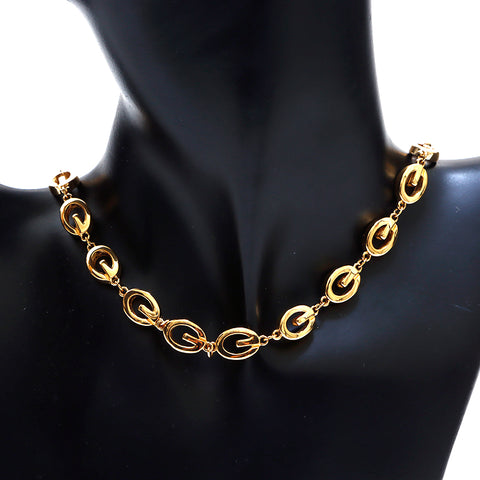 Givenchy GIVENCHY logo chain simple G necklace gold WS4485
