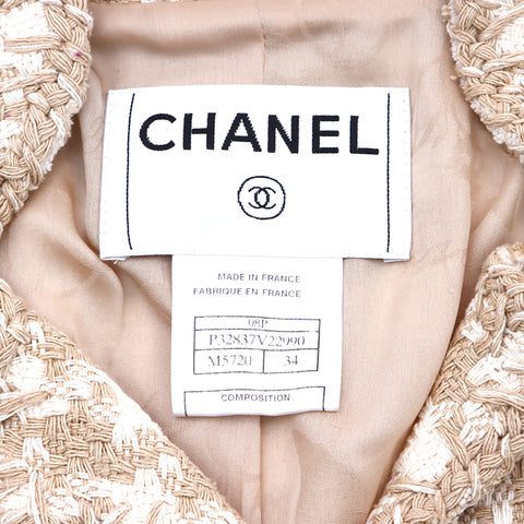 Chanel Chanel 2008夹克白色X米色WS4511