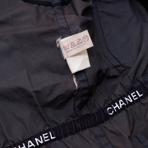 Chanel CHANEL Nylon Jacket Black WS4523