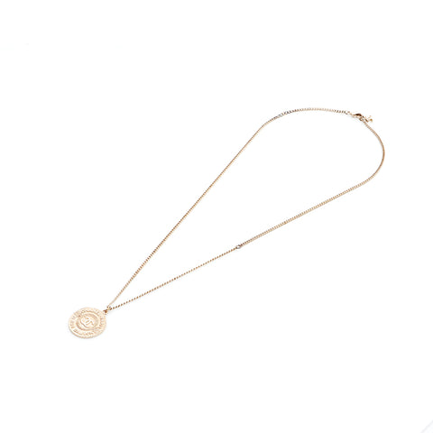 Chanel Paris Dallas Necklace GP Gold WS4547