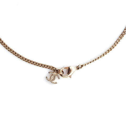 Chanel Paris Dallas Necklace GP Gold WS4547