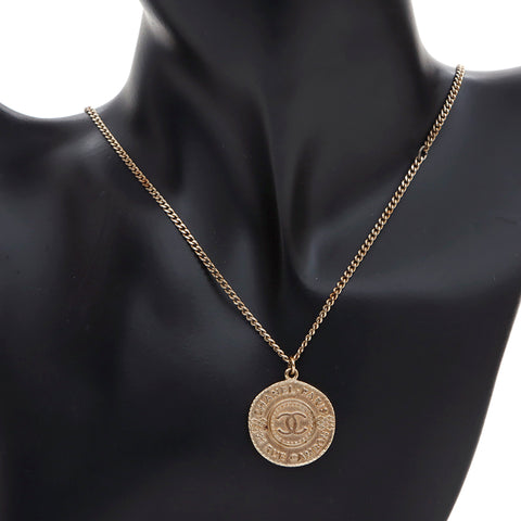 Chanel Paris Dallas Necklace GP Gold WS4547