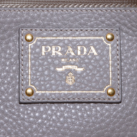 プラダ PRADA 2WAY トートバッグ レザー ベージュ WS4584