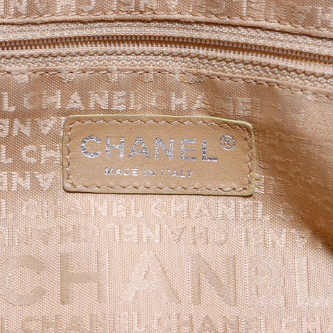 シャネル CHANEL ココマーク ロゴ シルバー金具 ミニボストン スティッチ フリンジ 8番台 2003-2004 ハンドバッグ ブラック WS4589