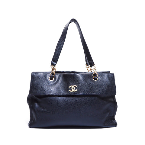 香奈儿可可链链黄金硬件转锁肩带黑色WS4595