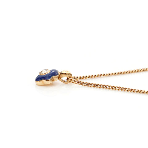 Collier en strass de dior chrétien, or WS4623