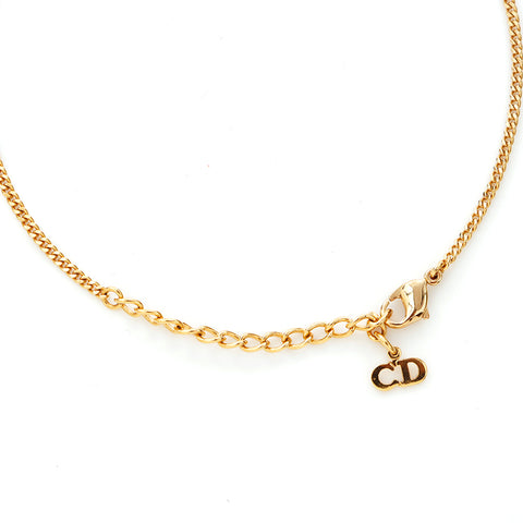 克里斯蒂安·迪奥（Christian dior Christian Dior）水钻项链金WS4665