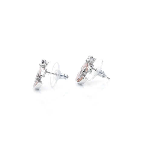 Chanel Coco Mark Rougettes d'oreilles en strass Silver WS4689